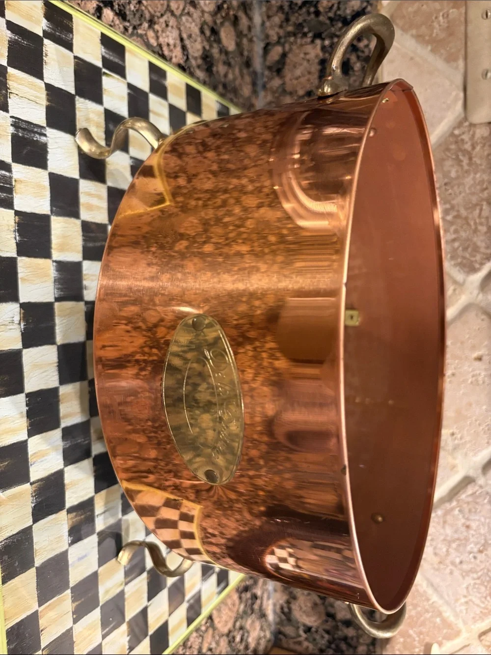 Vintage De la Cuisine Copper server